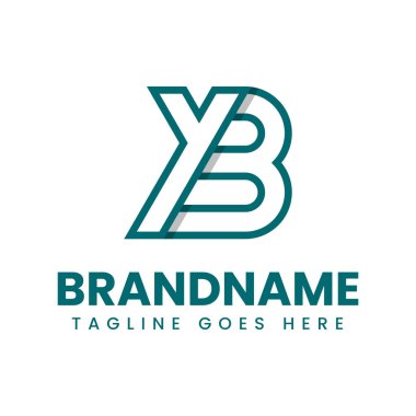 YB veya By Monogram Logosu harfleri, YB veya BY harfleri ile başlayan her marka için uygundur.