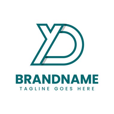 YD veya DY Monogram Logosu harfleri, YD veya DY harfleri olan her marka için uygundur.