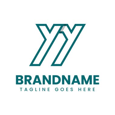 YN veya NY Monogram Logosu harfleri, YN veya NY harfleri olan her marka için uygundur.