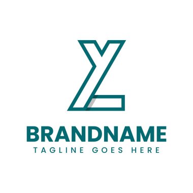 YL veya LY Monogram Logosu harfleri, YL veya LY baş harfleri olan her marka için uygundur