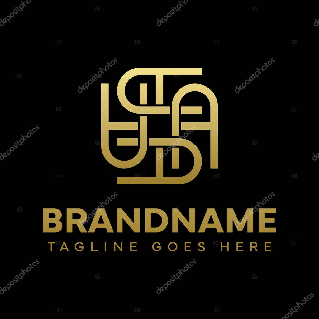 Letters AAAA Ornament Logo, symbolizing elegance, harmony, and creativity