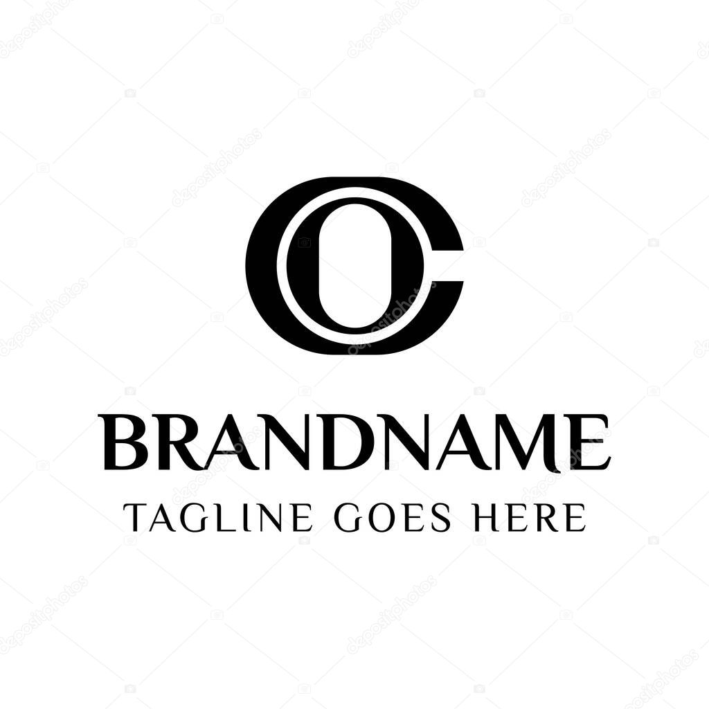 Letters CO Monogram Logo, for any business or identity with CO or OC initials