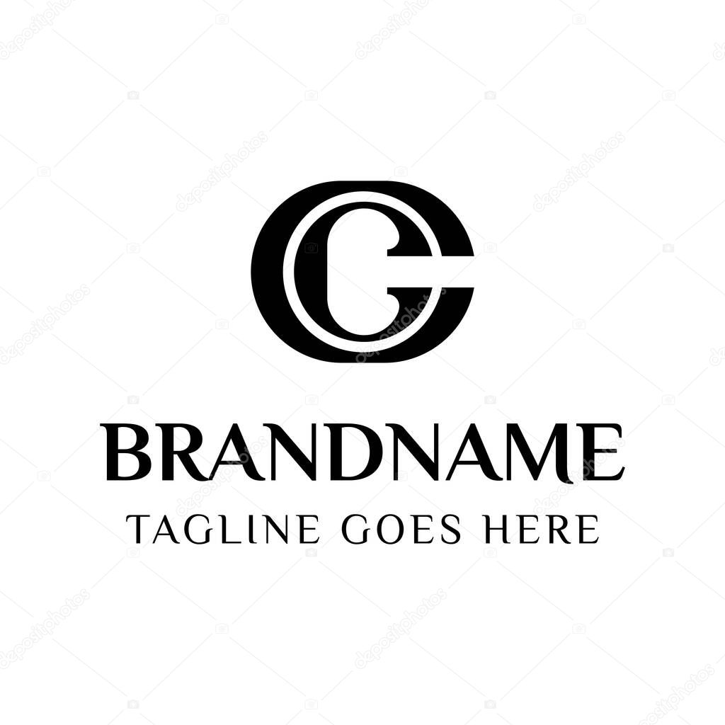 Letters CC Monogram Logo, for any business or identity with C or CC initials