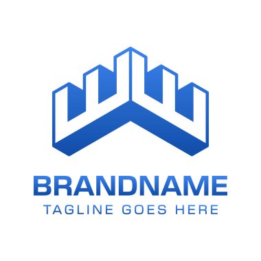WW Harfleri 3D Monogram Logosu, gücü, dinamizmi ve teknolojiyi simgeler