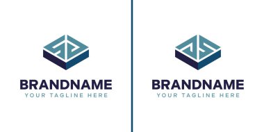 Harfler SJ ve JS Box Logosu, gücü, istikrarı ve kesinliği simgeliyor