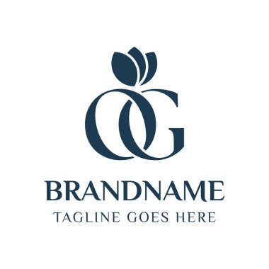 Harfler OG Güzellik Logosu, karmaşıklığı, stili ve zamansız güzelliği simgeliyor.