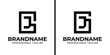 GJ Monogram Logosu Harfleri, GJ veya JG baş harfleri olan her iş için uygundur.