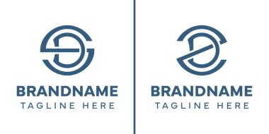 SD ve ZD Monogram Logosu, SD DS ZD baş harfleri olan her iş için uygundur.