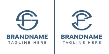 SF ve ZF Monogram Logosu harfleri, SF ZF FZ baş harfleri olan her iş için uygundur.