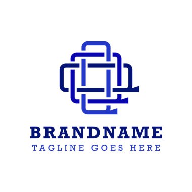 Harfler QQQ Monogram Logosu, her marka için uygun