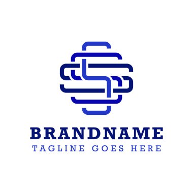 Harfler SSS Monogram Logosu, her marka için uygun