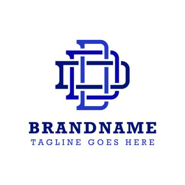 Harfler DDD Monogram Logosu, herhangi bir marka için uygun