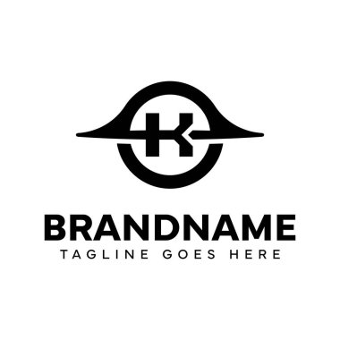 K harfi Kara Delik Logosu, gizemi, derinliği ve güçlü enerjiyi simgeliyor.