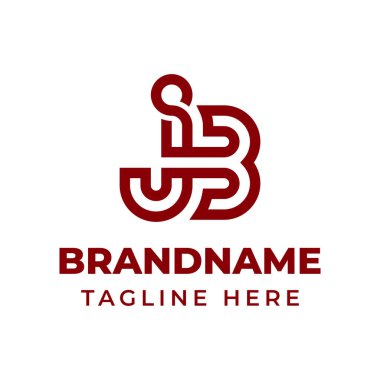 BJ veya JB Monogram Logosu harfleri, JB veya BJ harfleri olan her marka için uygundur.