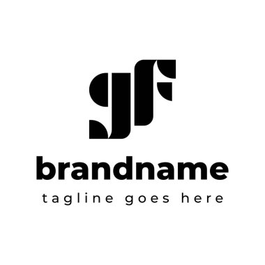 GF Monogram Logosu Harfleri, GF veya FG harfleriyle başlayan her iş için uygundur.