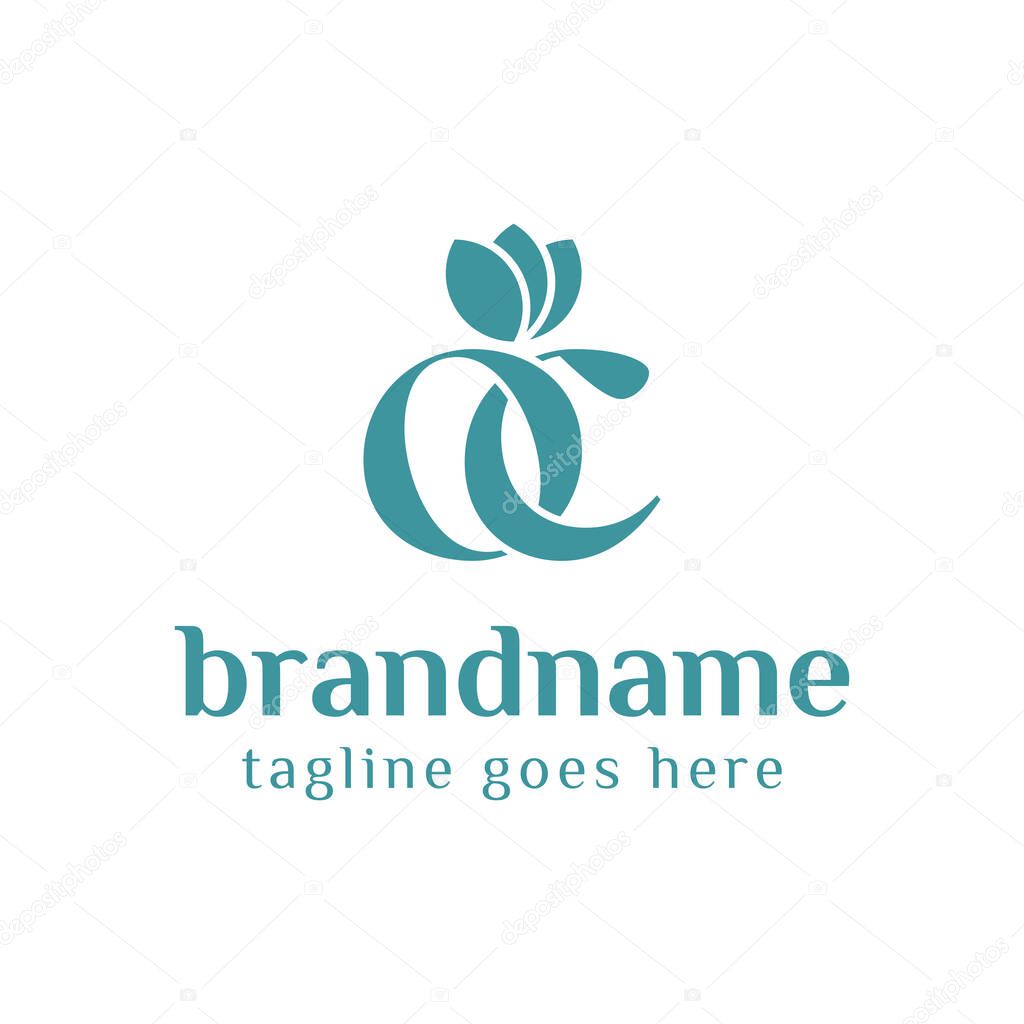 Letters OC Beauty Lowercase Logo, symbolizing sophistication, style, and timeless beauty