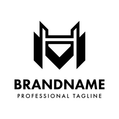 MH Monogram Logosu Harfleri, MH veya HM harfleriyle başlayan her iş için uygundur