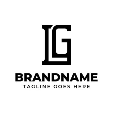 LG Monogram Logosu Harfleri, LG veya GL baş harfleri olan her marka için uygundur