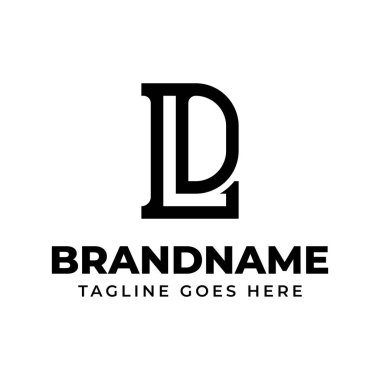 LD Monogram Logosu Harfleri, LD veya DL harfleri olan her marka için uygundur