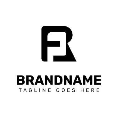 FPR veya FR Monogram Logosu, FPR PRF RFF RFP RR baş harfleri ile her iş için uygundur.