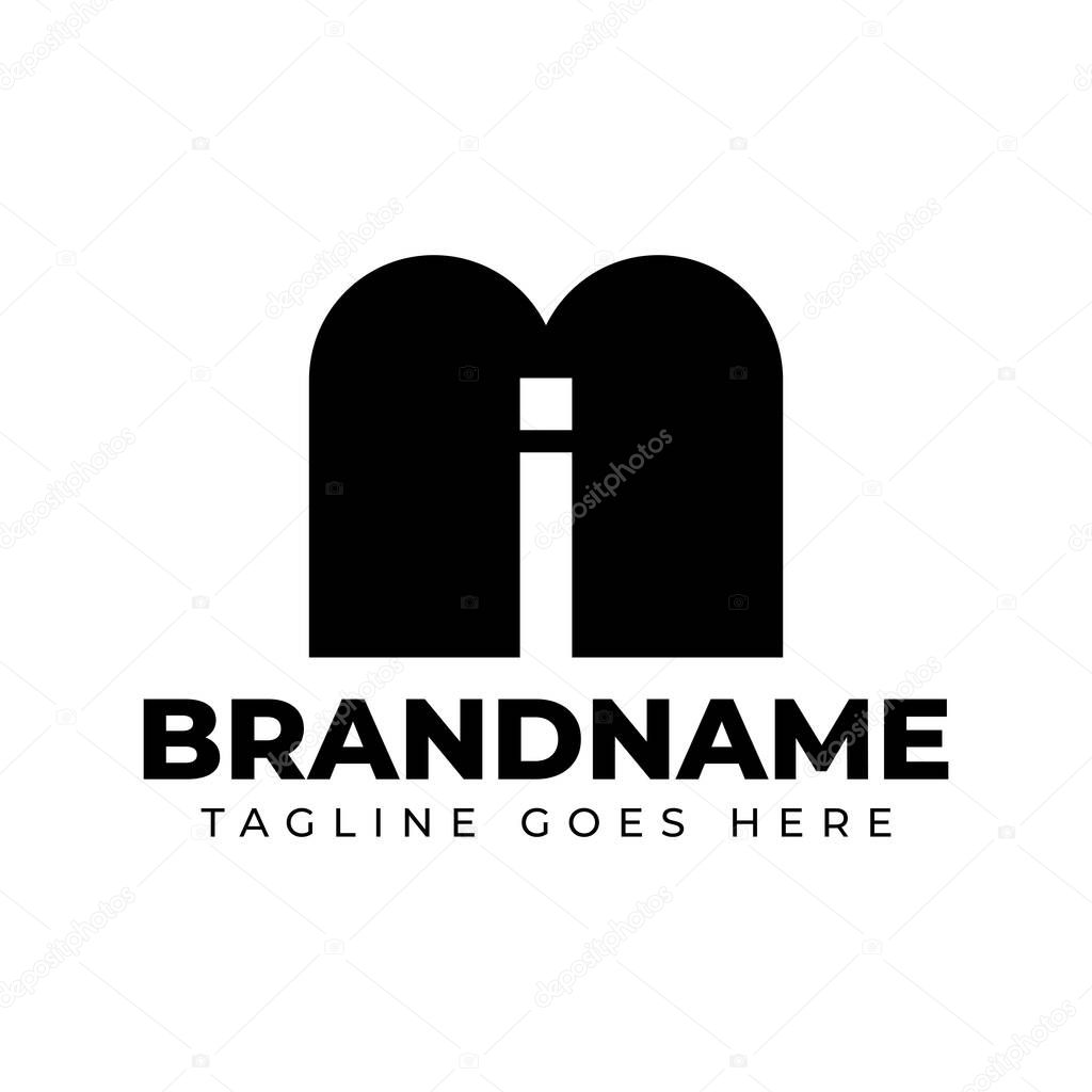 Letters MI Monogram Logo, suitable for any business with MI or IM initials
