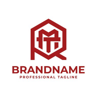RMT, RTM, MRT, MTR, TRM, TMR baş harfleri için RMT Hexagon Logosu