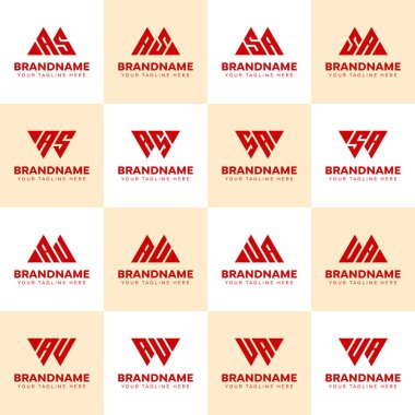 MAS MAU WAU AU olarak her iş için uygun AU Logo Set idi
