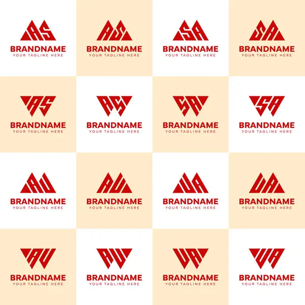 MAS MAU WAU AU olarak her iş için uygun AU Logo Set idi