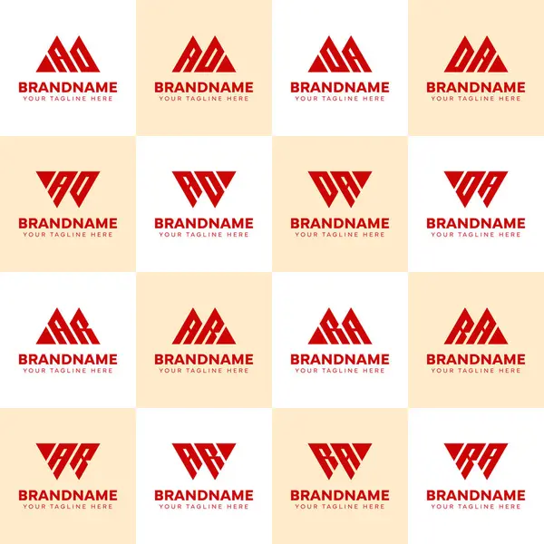 MAO WAO MAR SAVAŞ AAR Logo Seti, her iş için uygun.