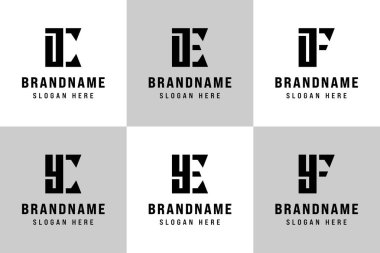 JC JE JF YF YF Logo Set, JC CJ JJ JJ JJ FJ YC CY EY YF FY Baş harfleri