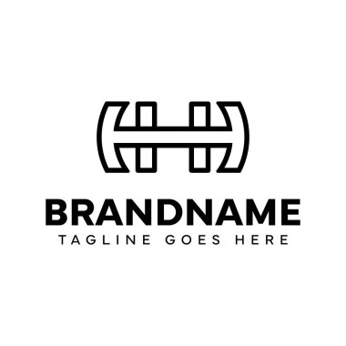 HH Monogram Logosu Harfleri, HH baş harfli her iş için uygundur