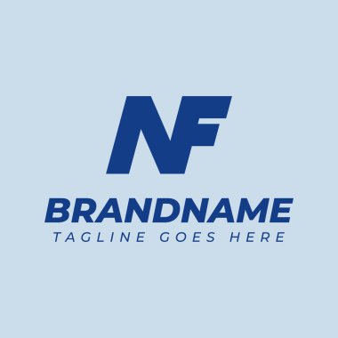 NF Monogram Logosu harfleri, FN veya NF baş harfleri olan her marka için uygundur.