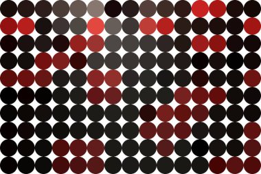 Mozaik Kırmızı ve Siyah Arkaplan Özeti