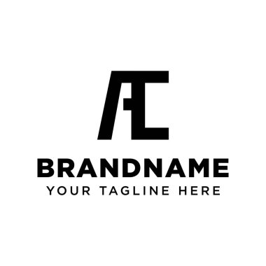 AC Monogram Logosu harfleri, CA veya AC harfleri olan her marka için uygundur.