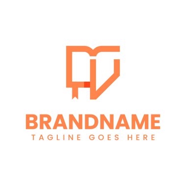 V harfi veya MV Kitap Eğitim Logosu, bilgi, ilham ve akademik mükemmelliği sembolize eder