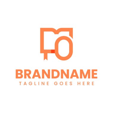 O veya MO Kitap Eğitim Logosu, bilgiyi, ilhamı ve akademik mükemmelliği simgeliyor.
