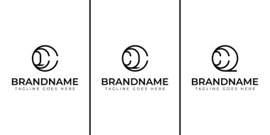 CCQ CQC Monogram Circle Logosu, CCQ CQC QCC Baş harfleri ile iş yapmak için
