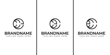 CCE CEC ECC Monogram Circle Logosu, CCE CEC Baş harfleriyle iş yapmak için