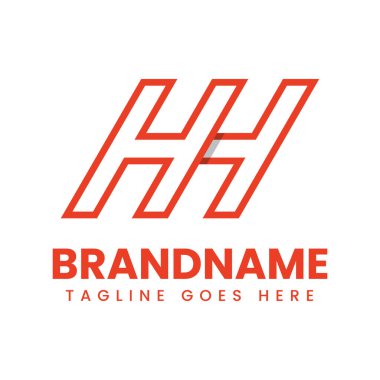 HH Monogram Logosu Harfleri, HH baş harfleri olan her marka için uygundur