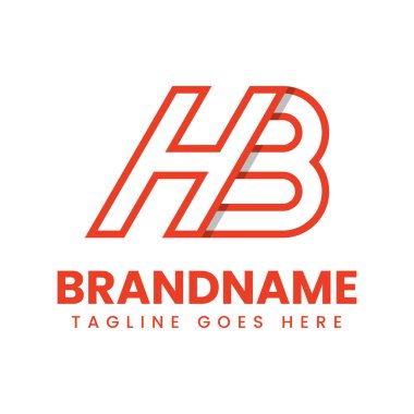 HB veya BH Monogram Logosu Harfleri, HB veya BH 'nin baş harfleri olan her marka için uygun