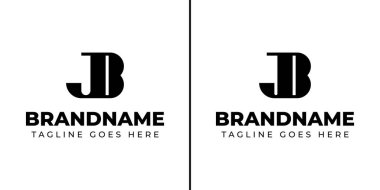 JB Monogram Logosu Harfleri, JB veya BJ baş harfleri olan her iş için uygundur