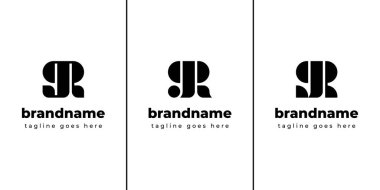 GR Monogram Logosu Harfleri, GR veya RG harfleriyle başlayan her iş için uygundur.