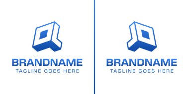 Harfler OL veya JO 3D Monogram Logosu, gücü, dinamizmi ve teknolojiyi simgeler.