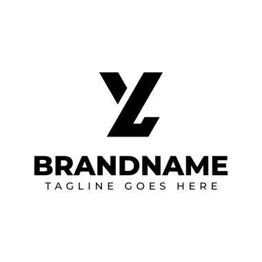 YL veya LY Monogram Logosu harfleri, YL veya LY baş harfleri olan her marka için uygundur