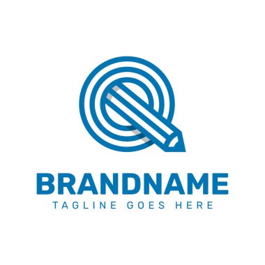 Q harfi kalem logosu, bilgiyi, yaratıcılığı ve öğrenmeyi simgeliyor.