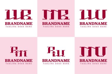 Harfler MR RM WR RW WU UW Monogram Logosu Ayarları