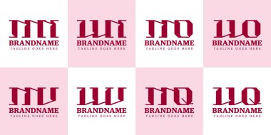 Harfler MN WN MV WV MO WQ Monogram Logosu Ayarları