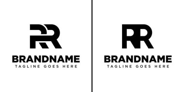 Harfler RR Monogram Logo Set, R veya RR harfleri ile başlayan her marka için uygundur