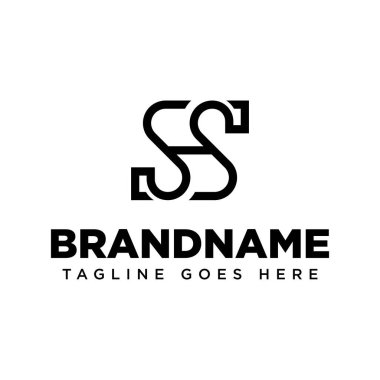 SH Monogram Logosu harfleri, HS veya SH baş harfleri olan her marka için uygundur
