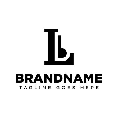 LB Monogram Logosu Harfleri, BL veya LB baş harfleri olan her marka için uygundur